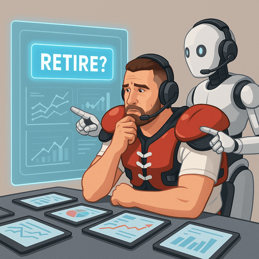 Travis Kelce To Consult Ancient Algorithm Before Deciding Retirement, Humanity Relieved It’s Not Another Podcast