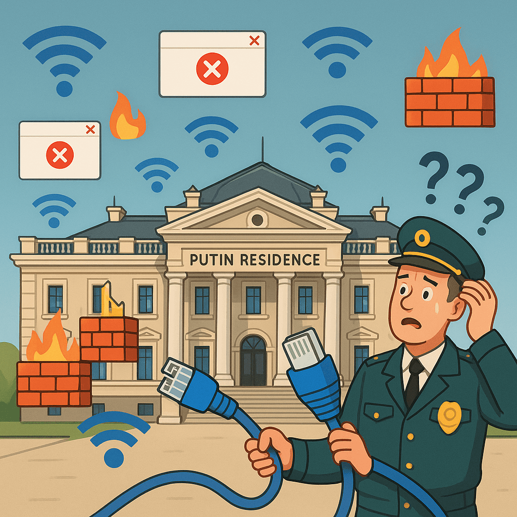Ukraine Denies Hacking Putin’s House IRL, Says It Only Attacks Him In Memes