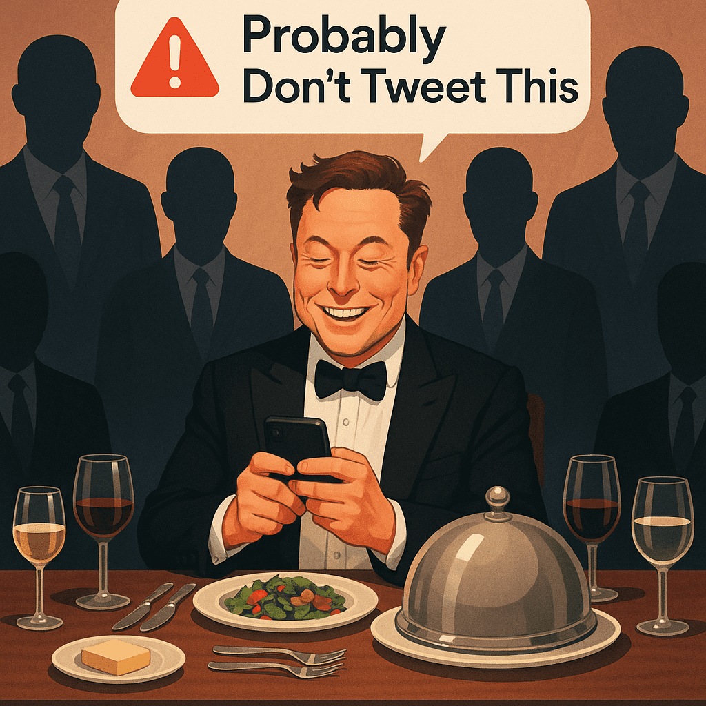 Elon Musk Announces Bold New Strategy: Network With Everyone Except His PR Team