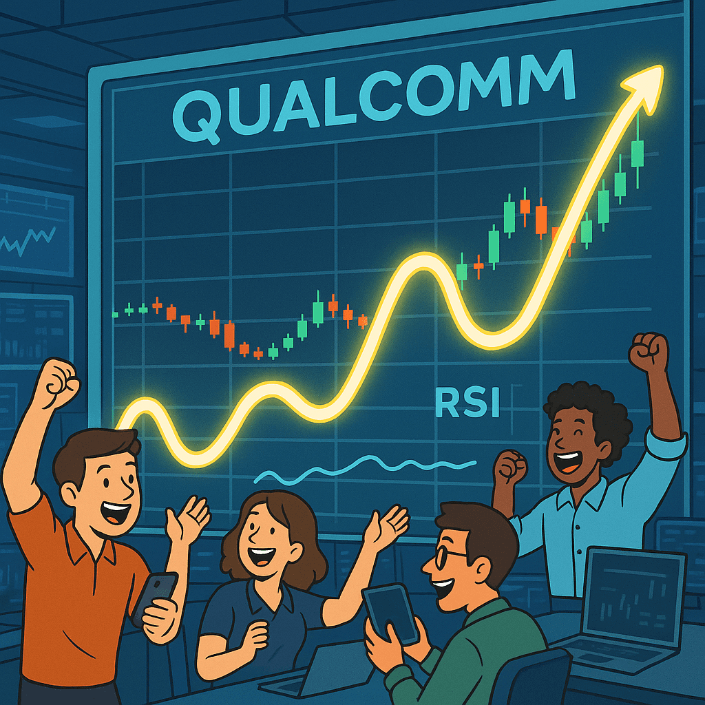 Qualcomm’s RSI Hits ‘Gamer Mode’ As Retail Traders Prepare For Emotional Crash Landing