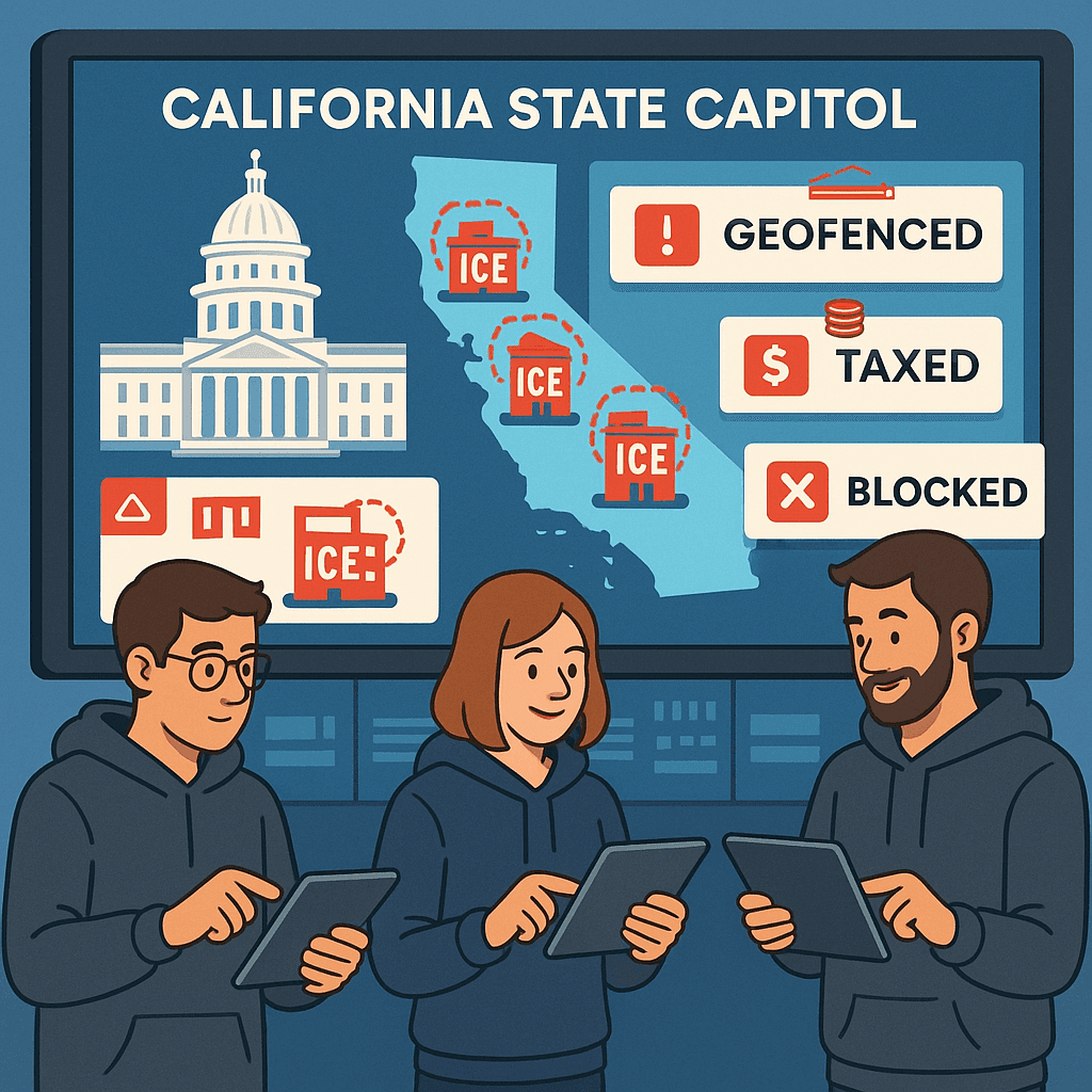 California’s New Immigration Policy: Rate My ICE Agent (But First, Find Them on the Map)