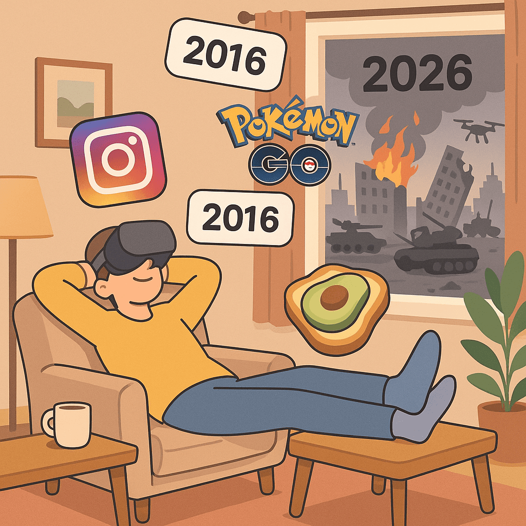 As 2026 Implodes, Everyone Decides 2016 Was Actually ‘Self‑Care’