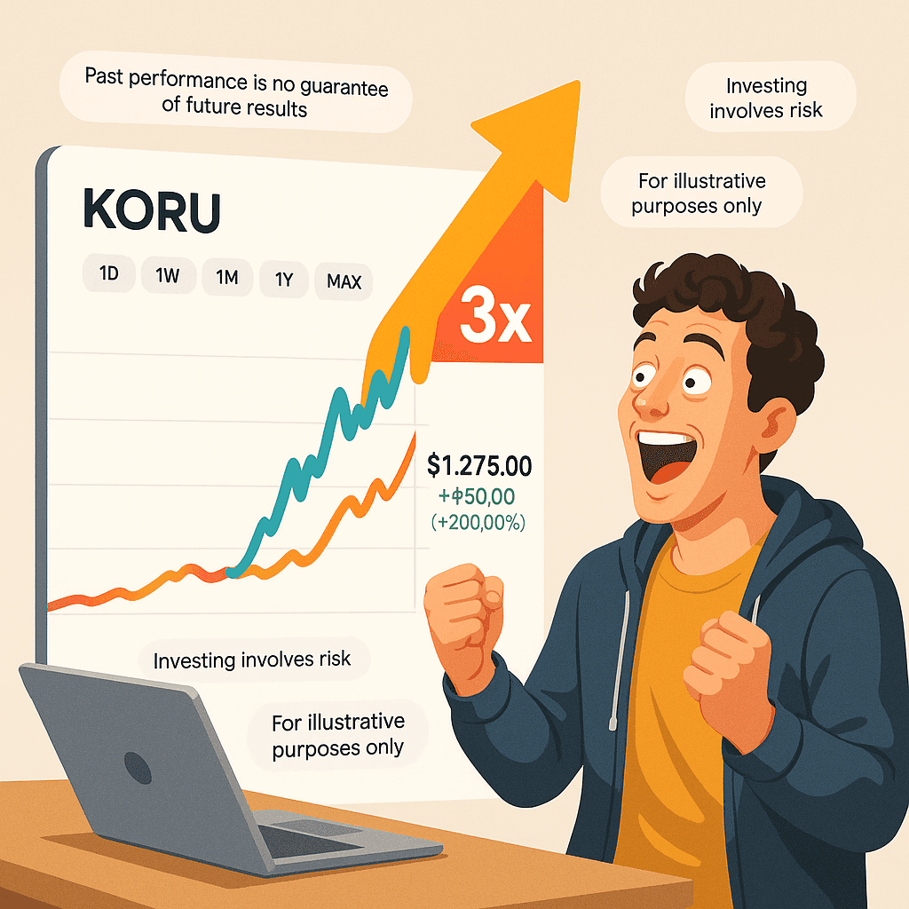 Leveraged Korea ETF Hits New High, Retail Traders Google ‘What Is Leverage’