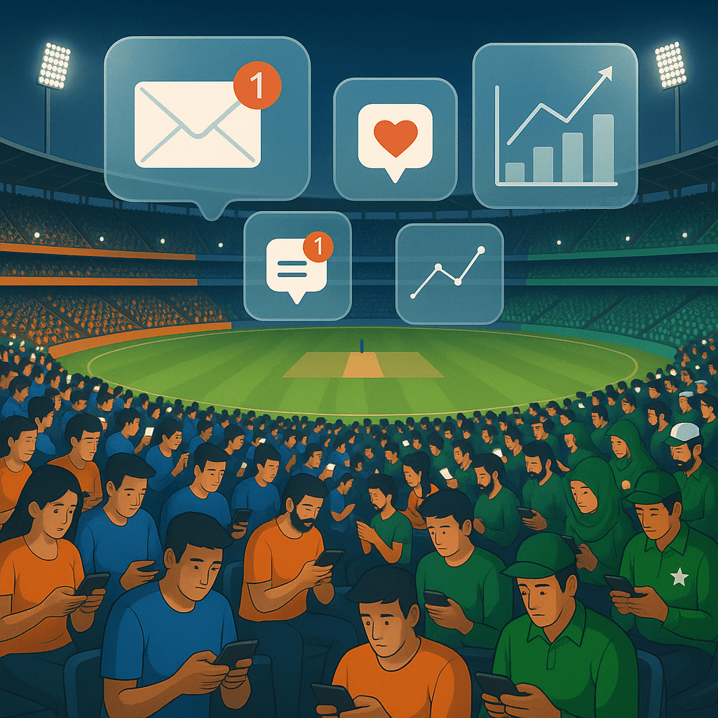 India, Pakistan, and the Algorithm: Tech Giants Turn T20 Grudge Match into Data Harvest Cup