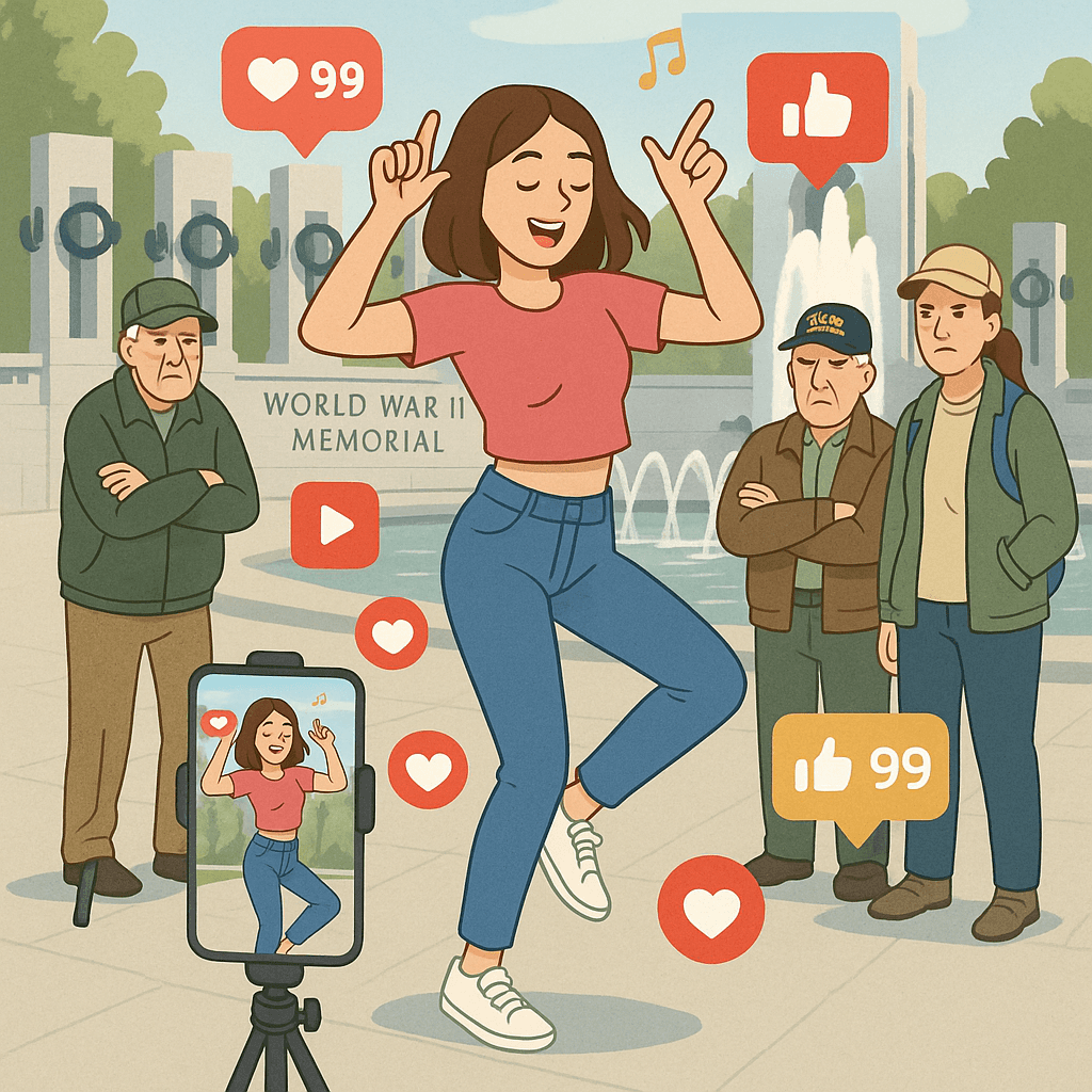 ‘Not a TikTok Set’: Tech Bros Try Turning Every War Memorial Into a Content Farm