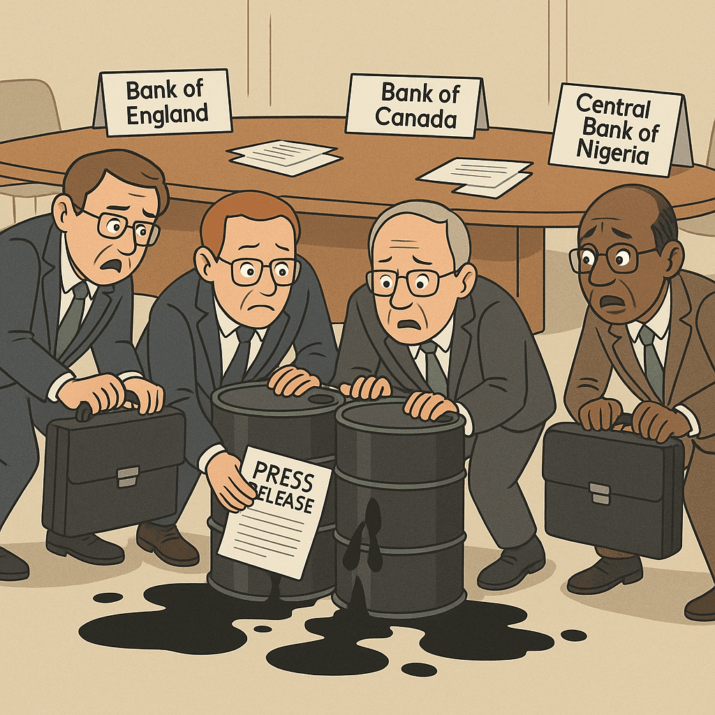 Central Bankers Announce Bold New Plan To Manage Oil Prices: Vibes