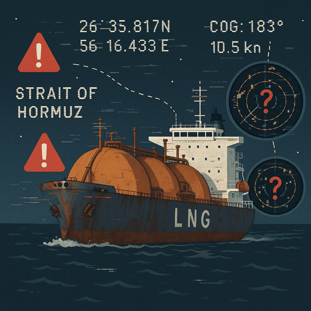 Zombie LNG Tanker Teaches AI How To Ghost The Global Navy