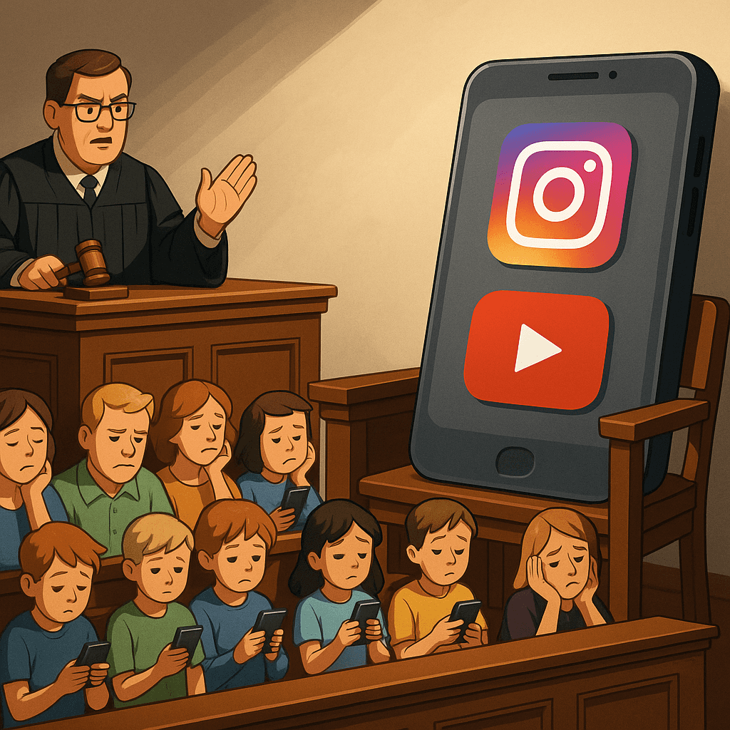 Jury Finds Instagram and YouTube Addictive; Silicon Valley Shocked That Product Worked as Designed