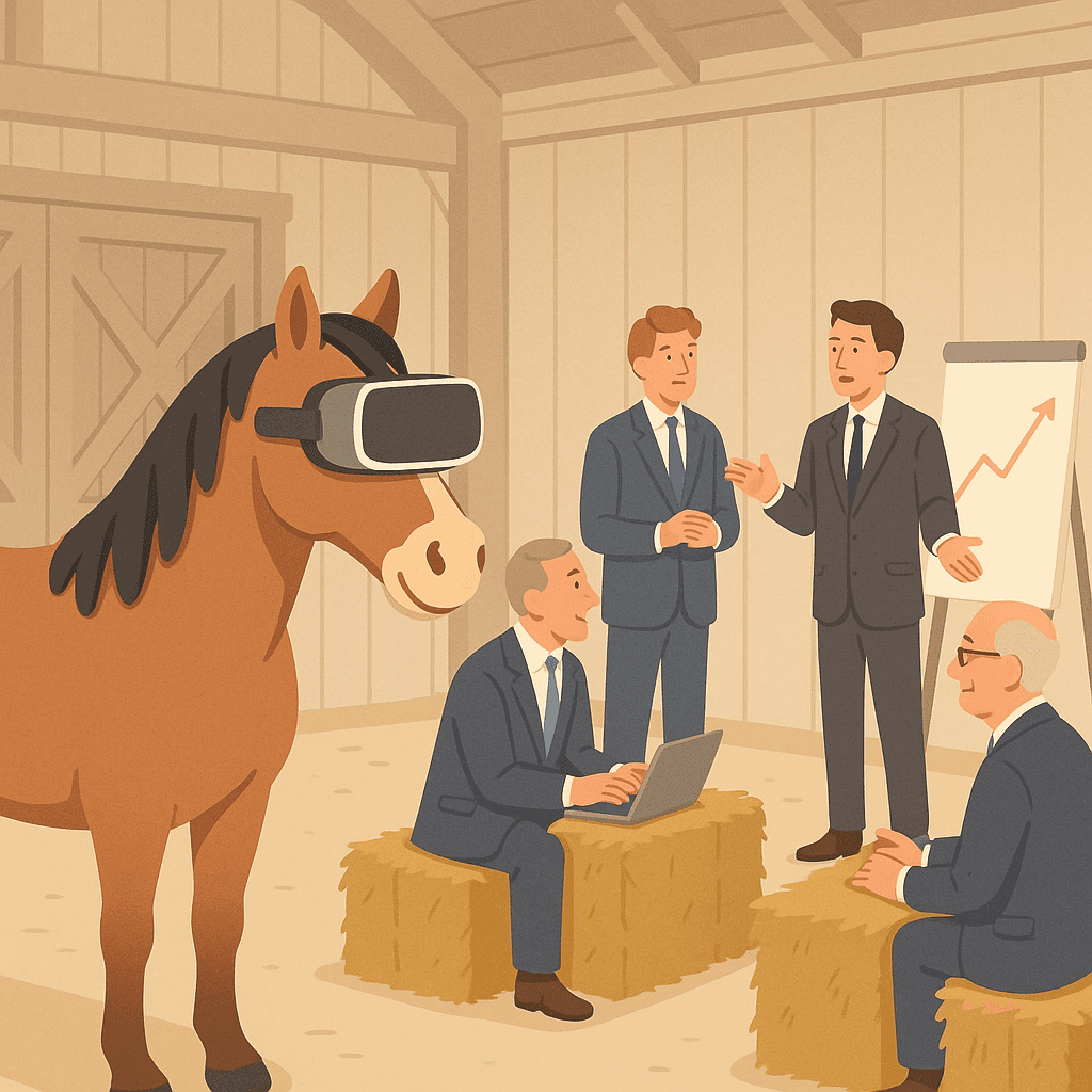 VCs Discover ‘Horse Therapy for Everything’ Startup, Immediately Diagnose Humanity as a Market Opportunity