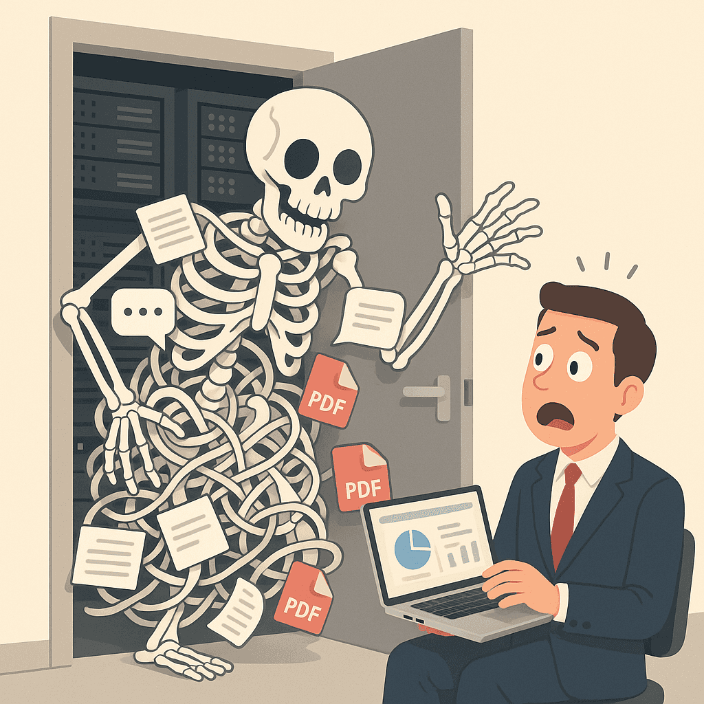 The Skeleton in AI’s Closet Is Now Renting a Data Lake and Asking for Stock Options
