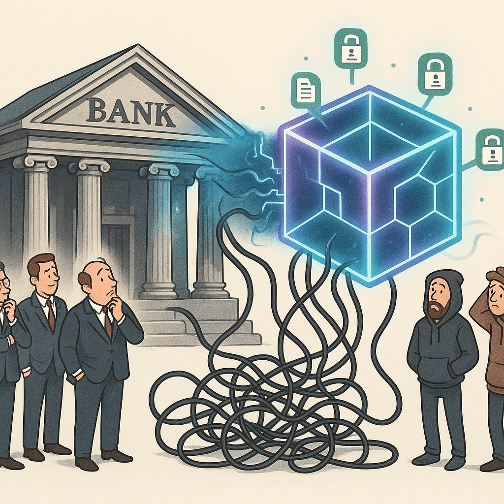 Banks Discover DeFi, Immediately Try To Turn It Into a Checking Account With Extra Steps