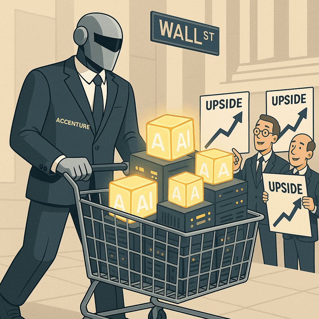 Accenture’s AI Shopping Binge Sparks FOMO on Wall Street and Existential Dread Everywhere Else