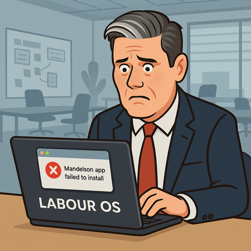 Starmer Deploys Experimental Buggy Patch: ‘Mandelson 1.0 Was a Misclick’