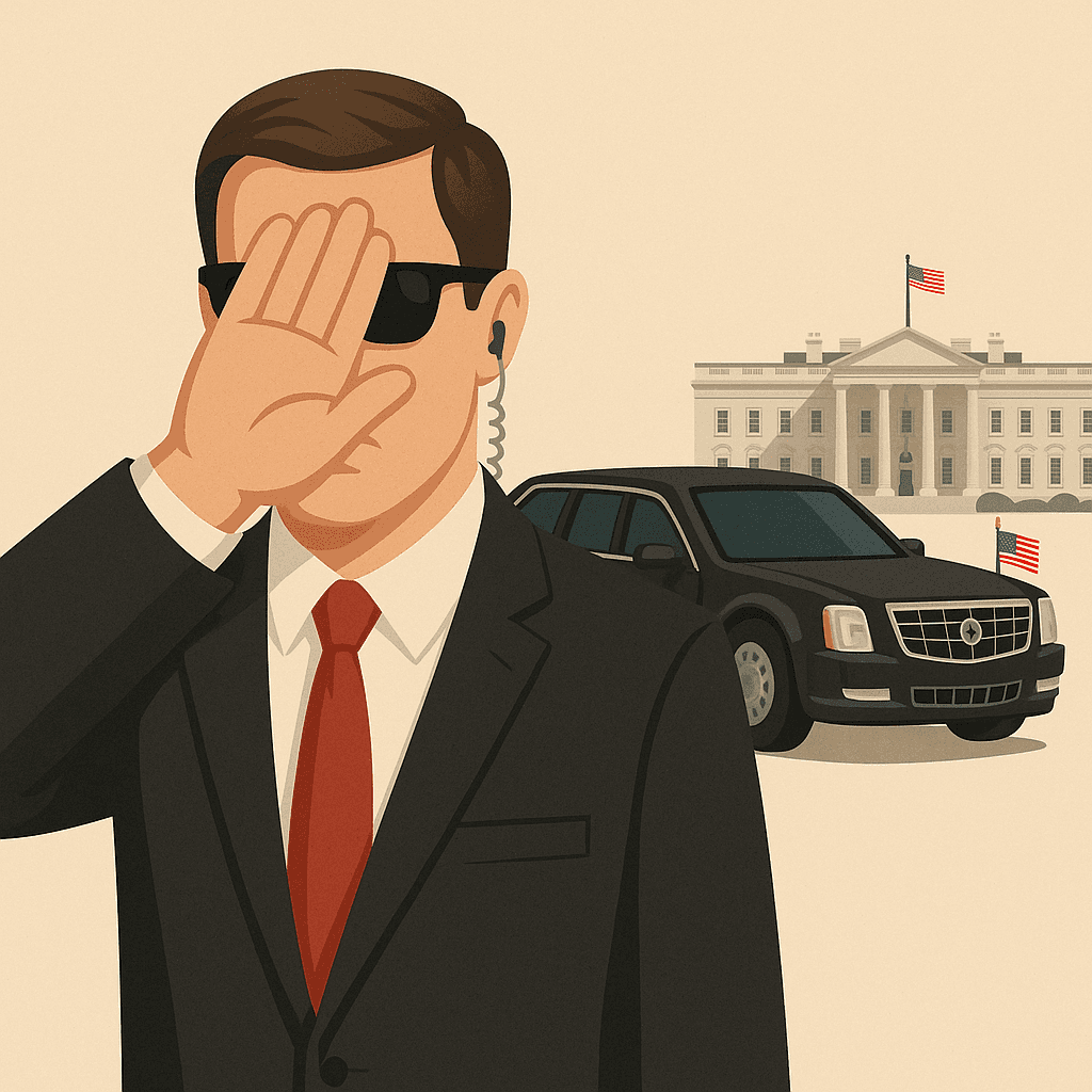 Secret Service Unveils Bold New Security Plan: ‘Just Don’t Look Up’