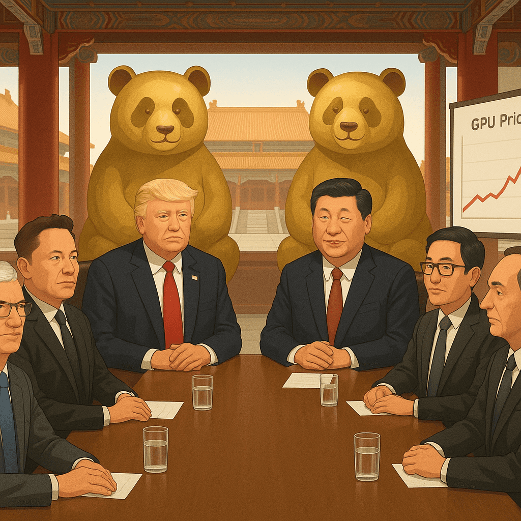 Trump Brings Billionaires to Beijing to Represent Struggling American Billionaires