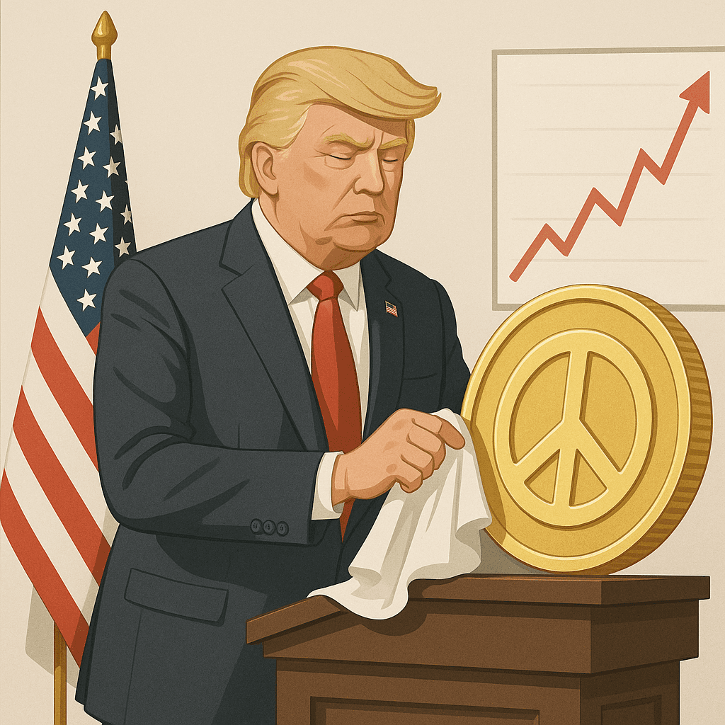 Trump Unveils ‘PeaceCoin’ As Markets Decide Iran Deal Is Basically A Tech IPO