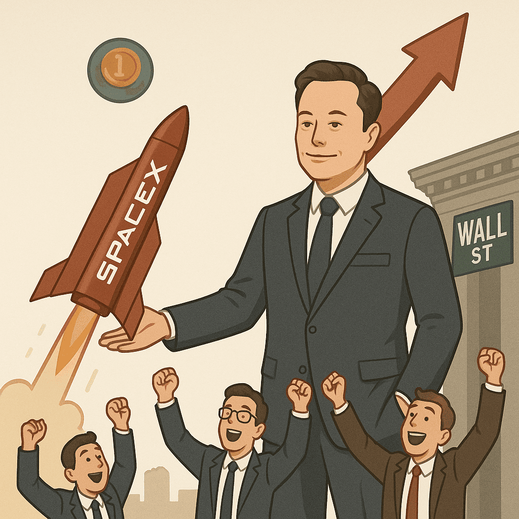 Wall Street Hails SpaceX IPO As Historic Milestone In Letting One Guy Own Space
