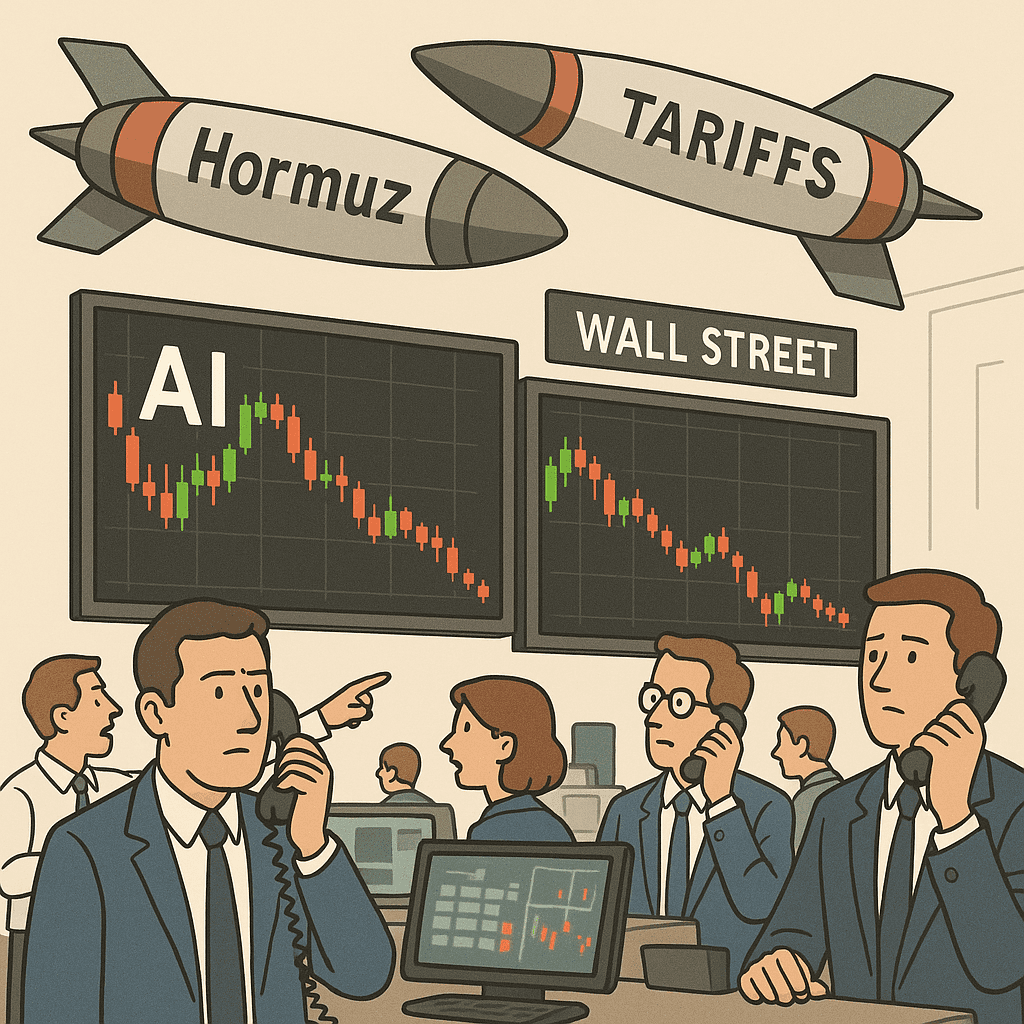 Markets Rebrand U.S.–Iran Hormuz Crisis as Routine AI Sentiment Event