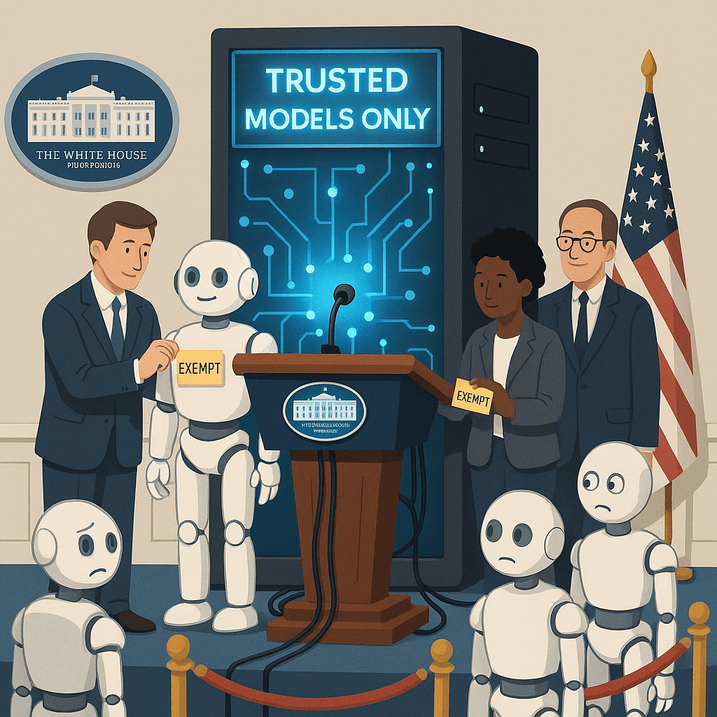 White House Unveils ‘Vibes-Based’ AI Rules, Exempts Friendly Models From Reality