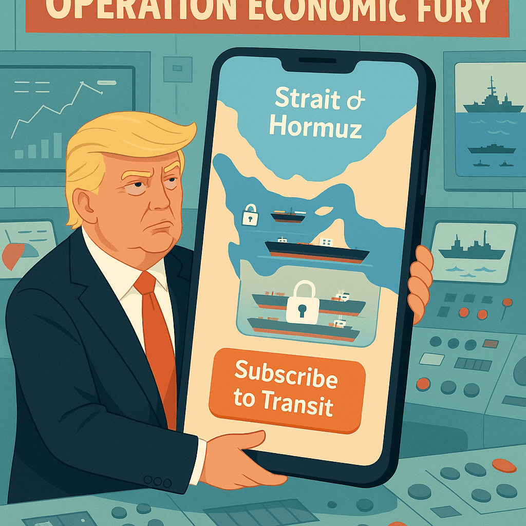 Trump Rebrands Strait of Hormuz as ‘Premium U.S. Territory’ In-app Purchase