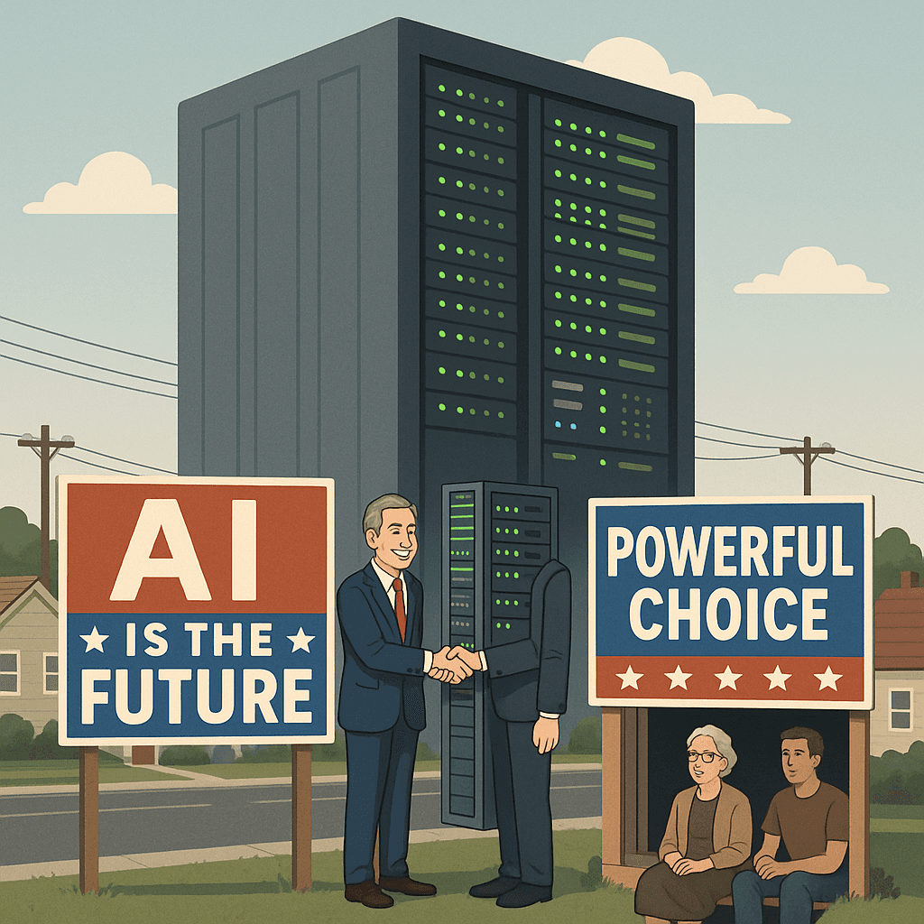 Too Close to the Servers: Midterms Now Run on 400 Megawatts and a PAC