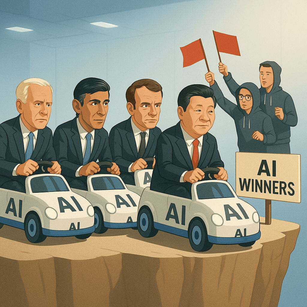 Nation Unsure Whether To Slow AI Or Just Floor It Toward Cliff