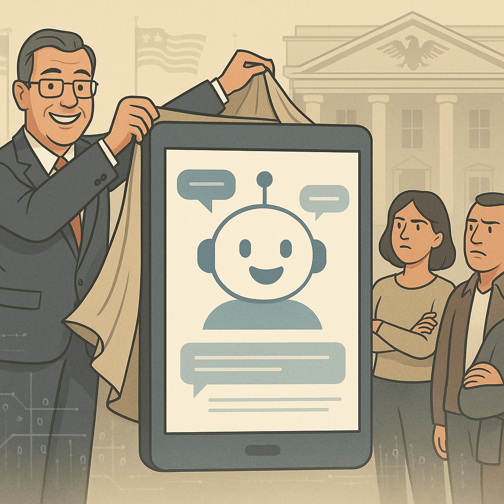 Government Rolls Out Friendly AI Guide, Swears It Isn't A Campaign Volunteer