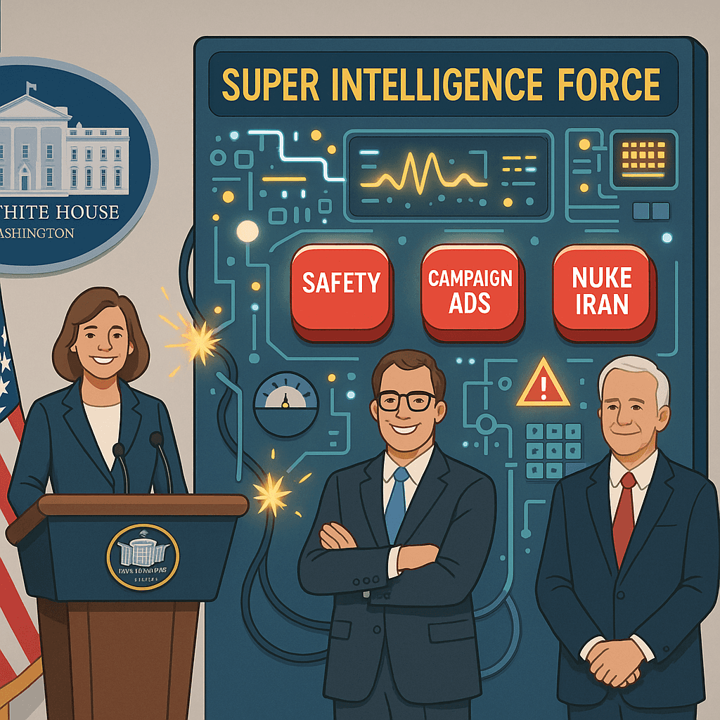 Trump’s Super Intelligence Force Promises Safe AI, Centralized Power, Great Ratings
