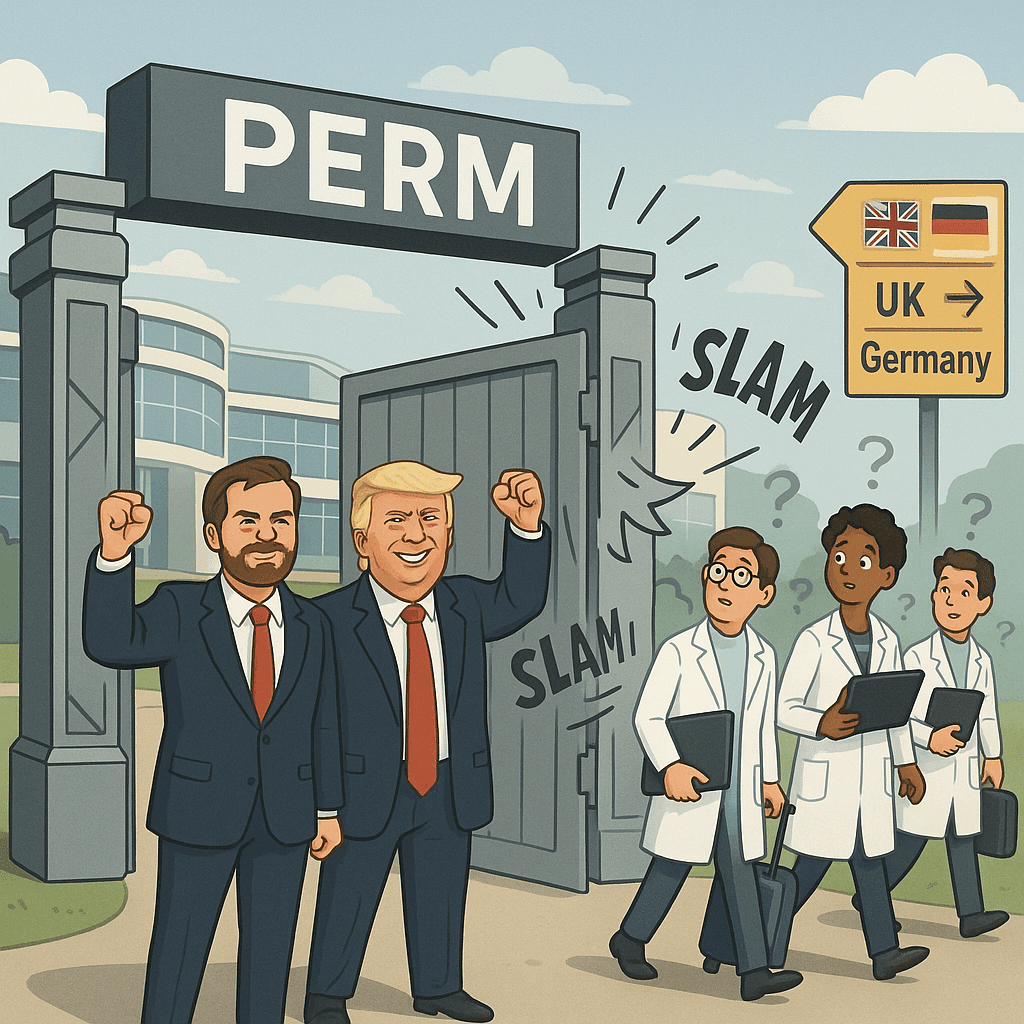 Trump–Vance Administration Solves Tech Labor Crisis By Deleting Foreign Workers From Spreadsheet