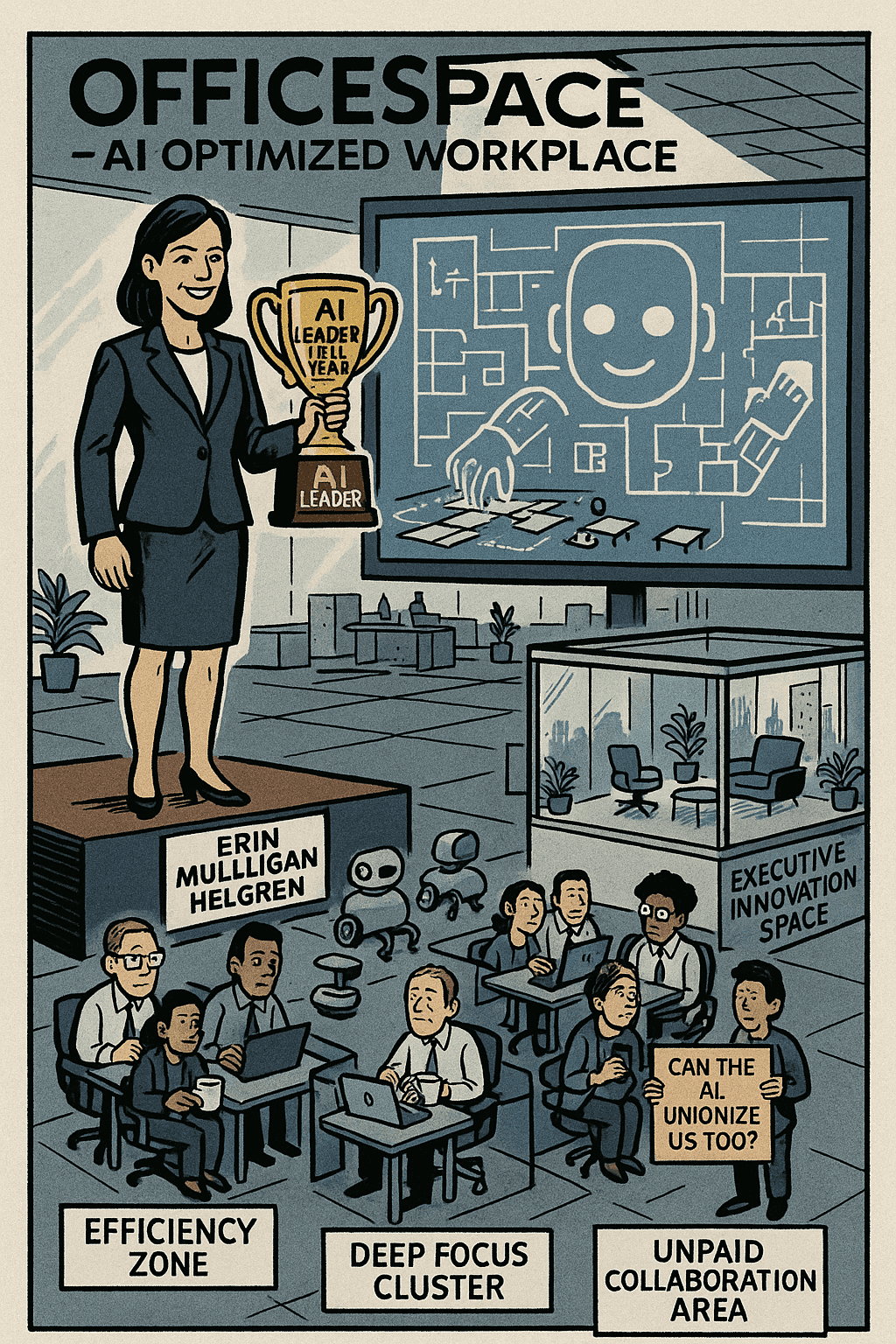 AI Leader of the Cubicle Farm