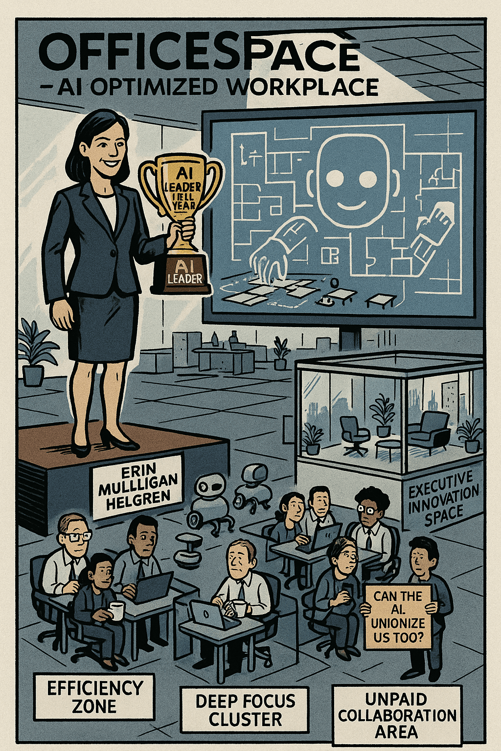 AI Leader of the Cubicle Farm