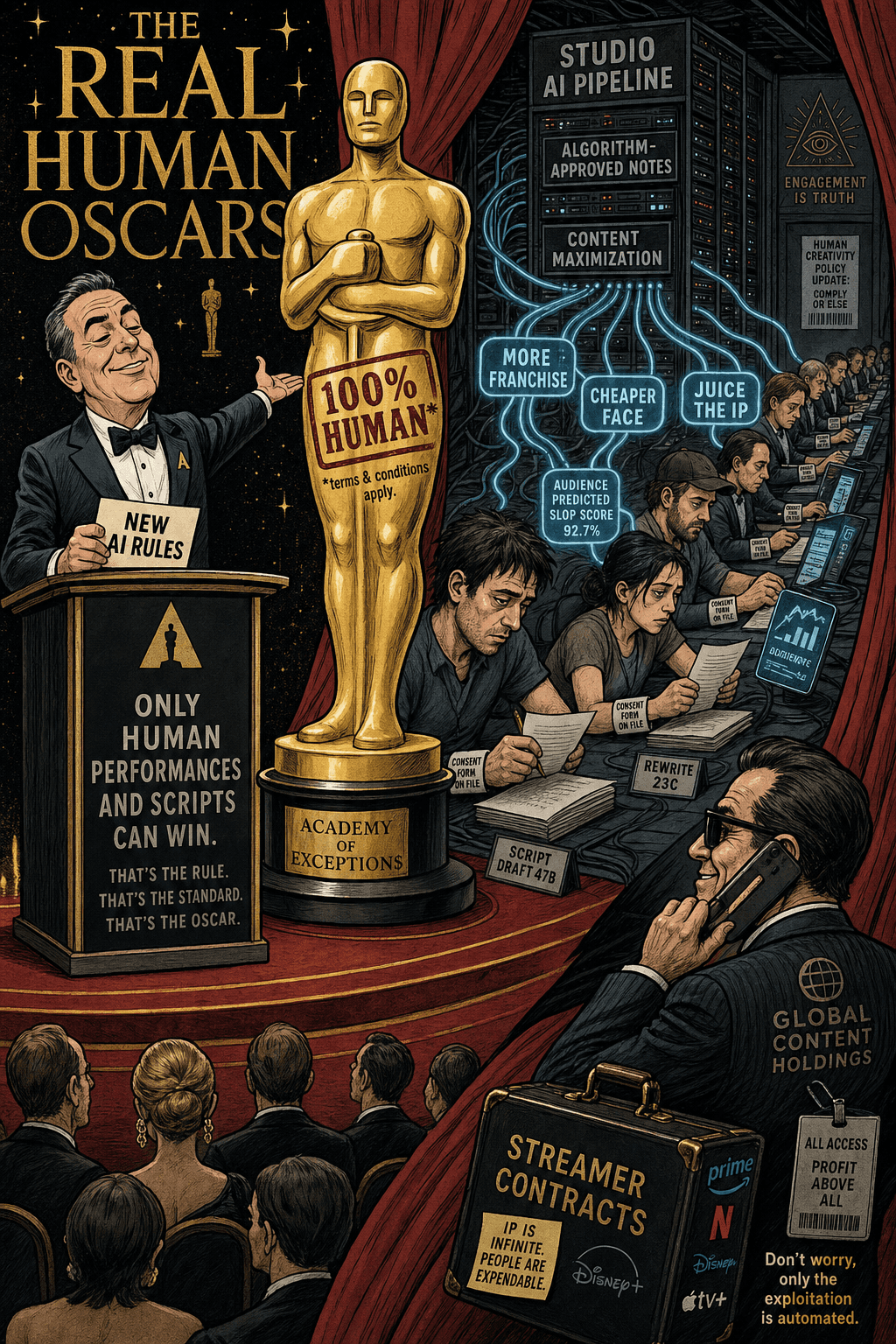 Oscars for Carbon-Based Lifeforms Only