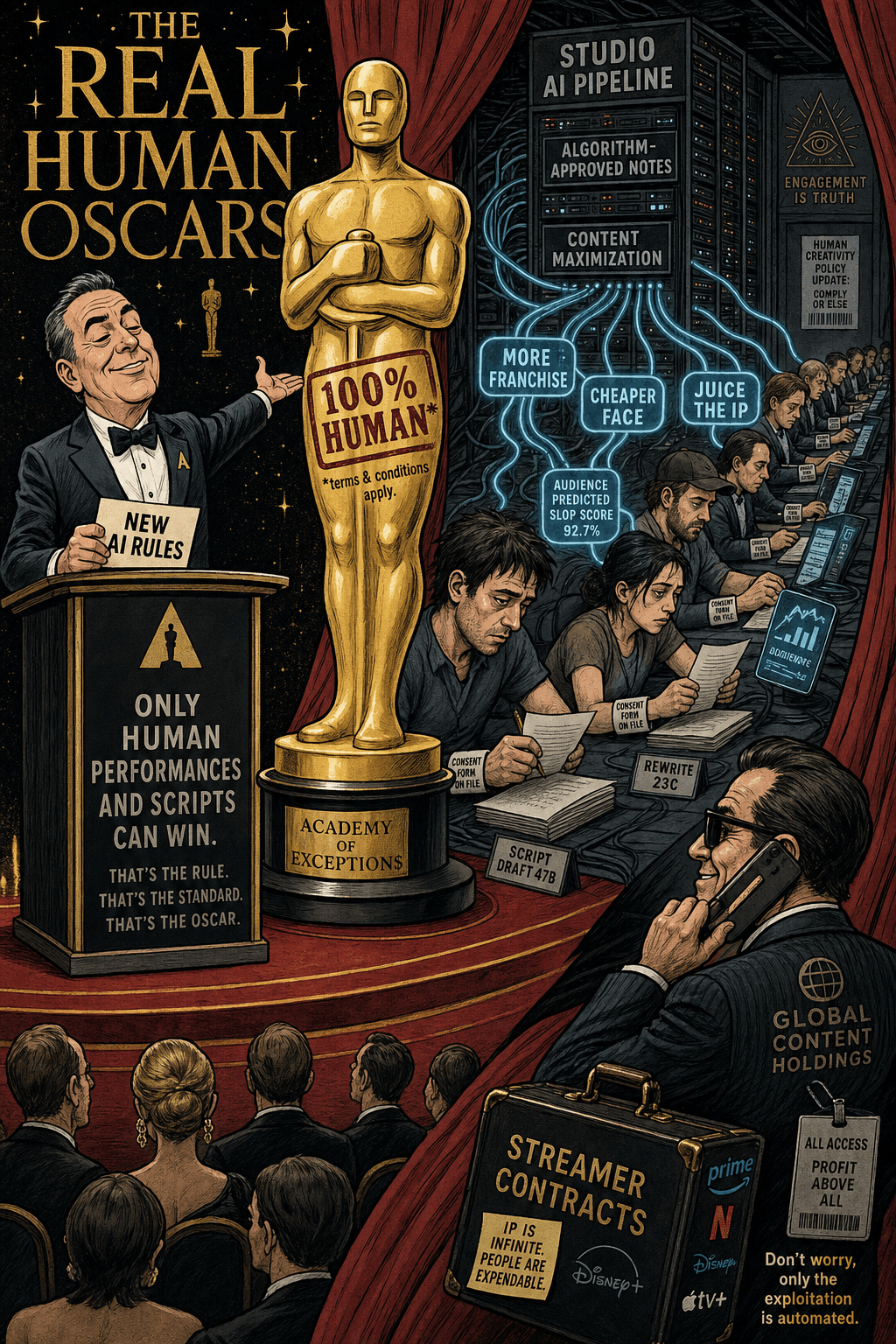 Oscars for Carbon-Based Lifeforms Only