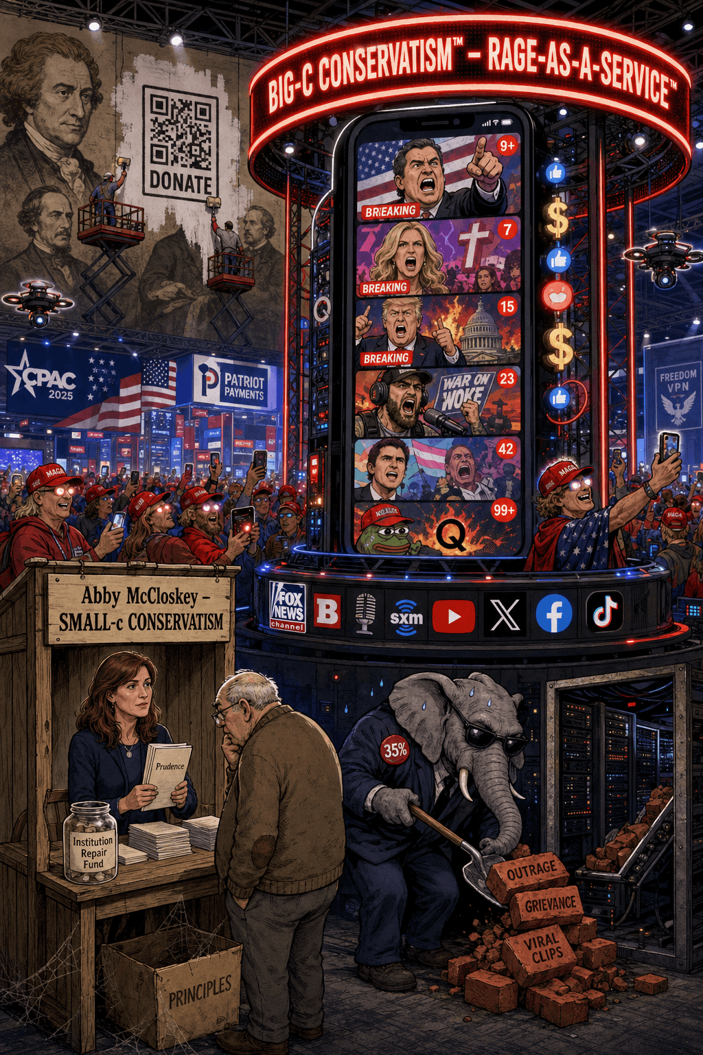Small‑c Conservatism, Big‑Tech Conservatorship
