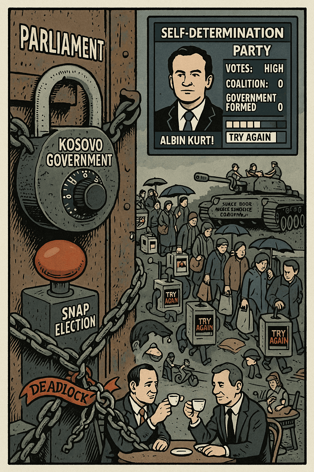 Snap Election, Same Old Lock
