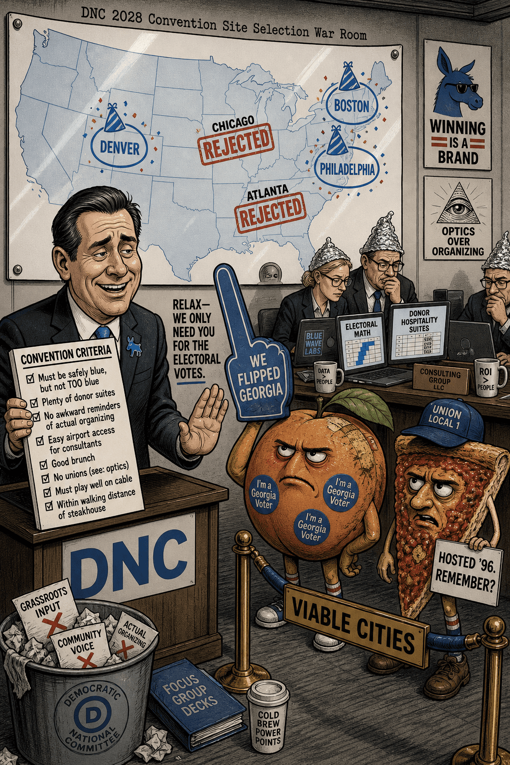 The DNC’s Swing-State Witness Protection Program