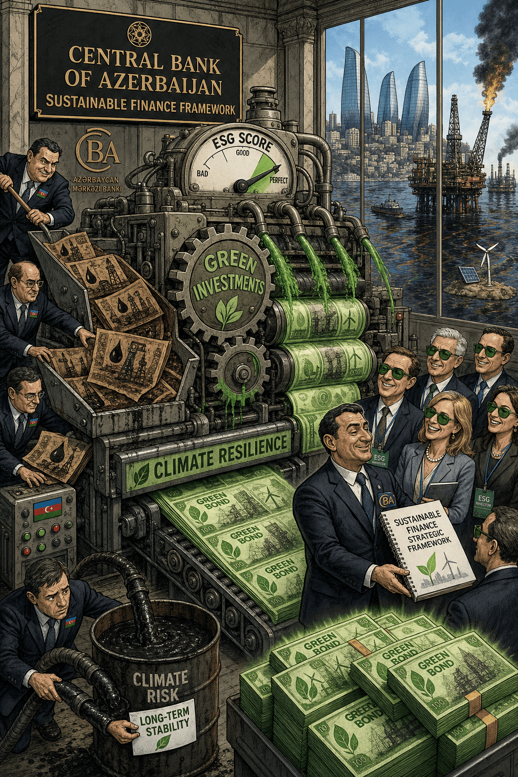 The Emerald-Washed Manat Machine