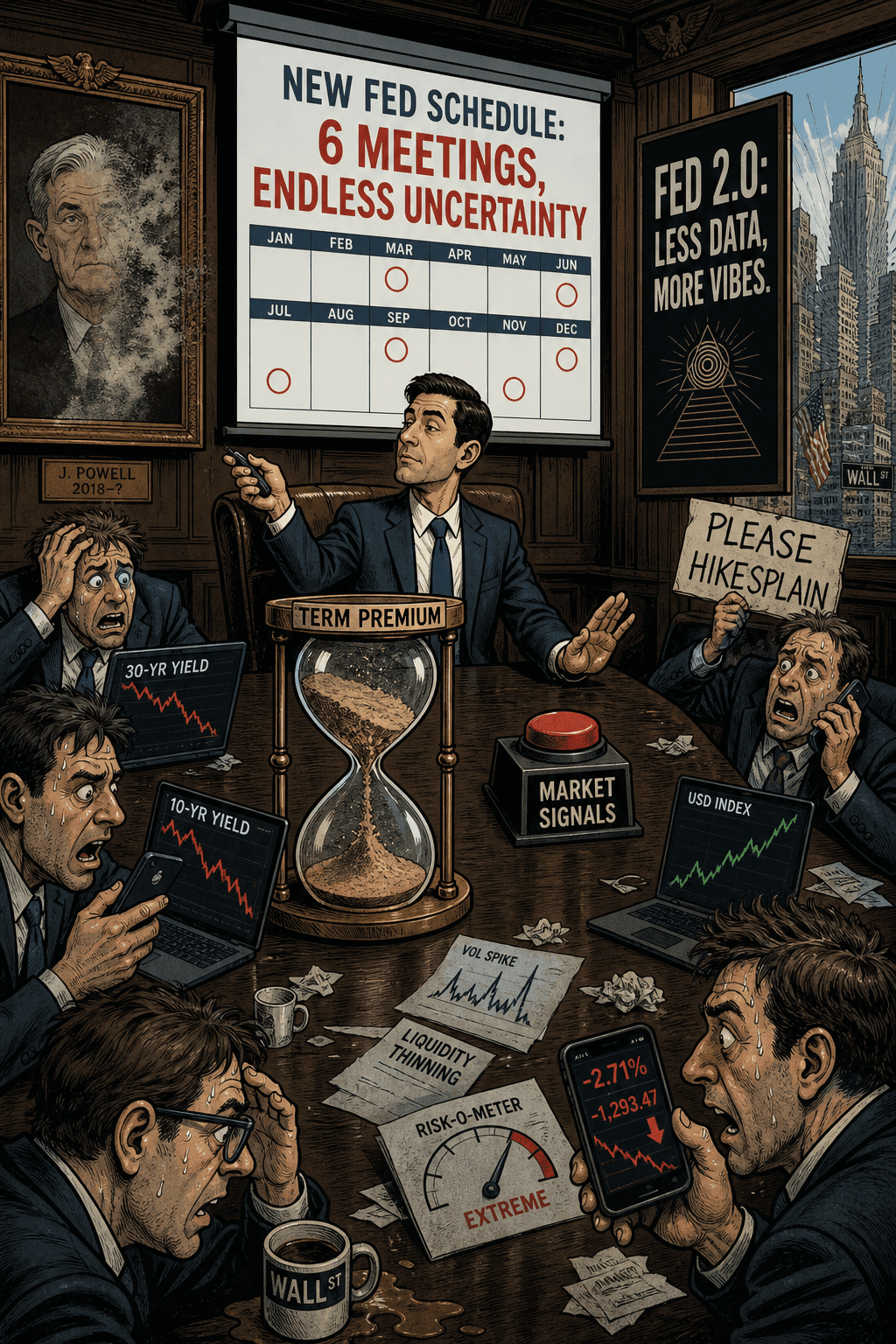The Fed’s Fewer Meetings, More Seances Tour