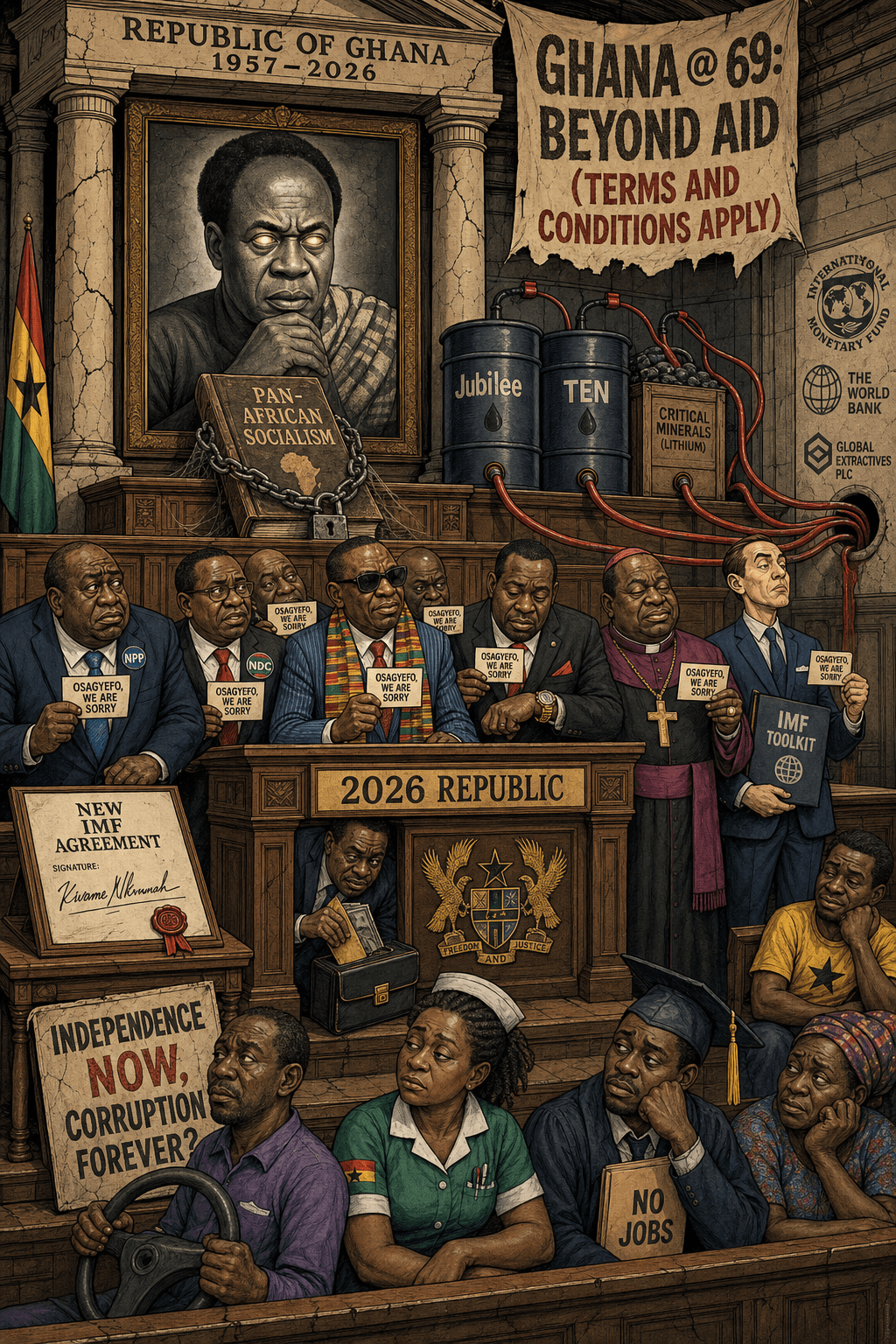 The Trial of Osagyefo, Held in Absentia