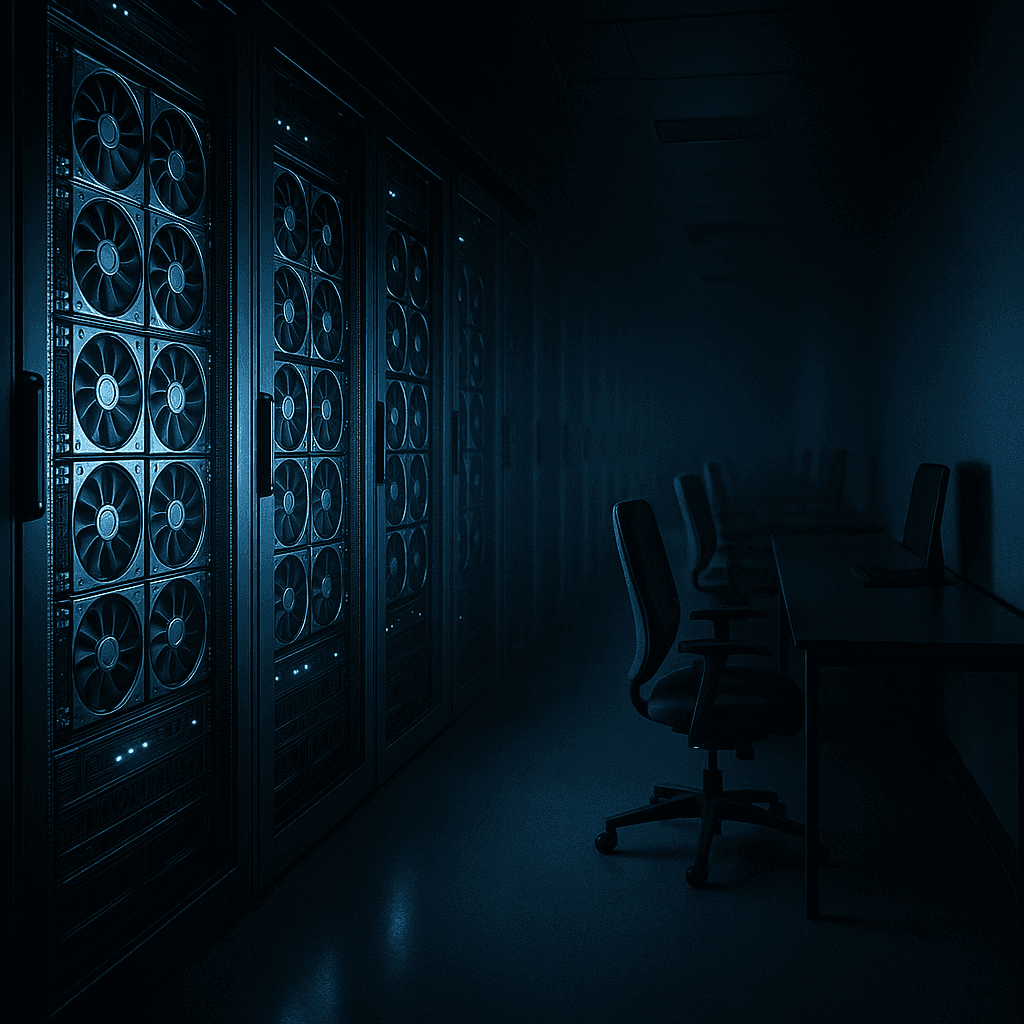 By year-end, will at least one U.S. megacap tech firm explicitly credit AI for a net headcount reduction of 10,000+ roles in a single 12‑month period?
