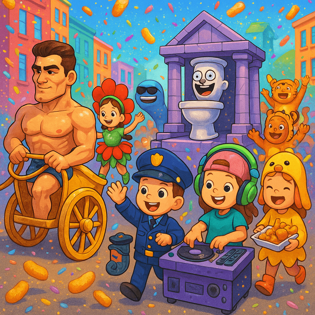 Throw A Totally Unhinged Kid-Led Parade And We’ll Reveal Which Deep-Fried Meme You Secretly Worship