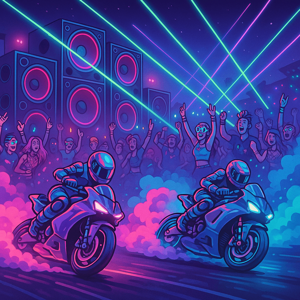 Build An Illegal Underground MotoGP Rave Circuit And We’ll Reveal Your True High-Octane Festival Alter Ego