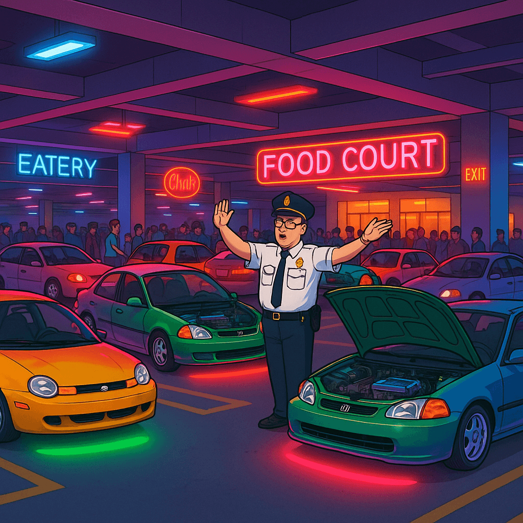 Build Your Dream ’90s Mall Car Show And We’ll Reveal Which Retro Ride You’d Smuggle Across The Border For Love