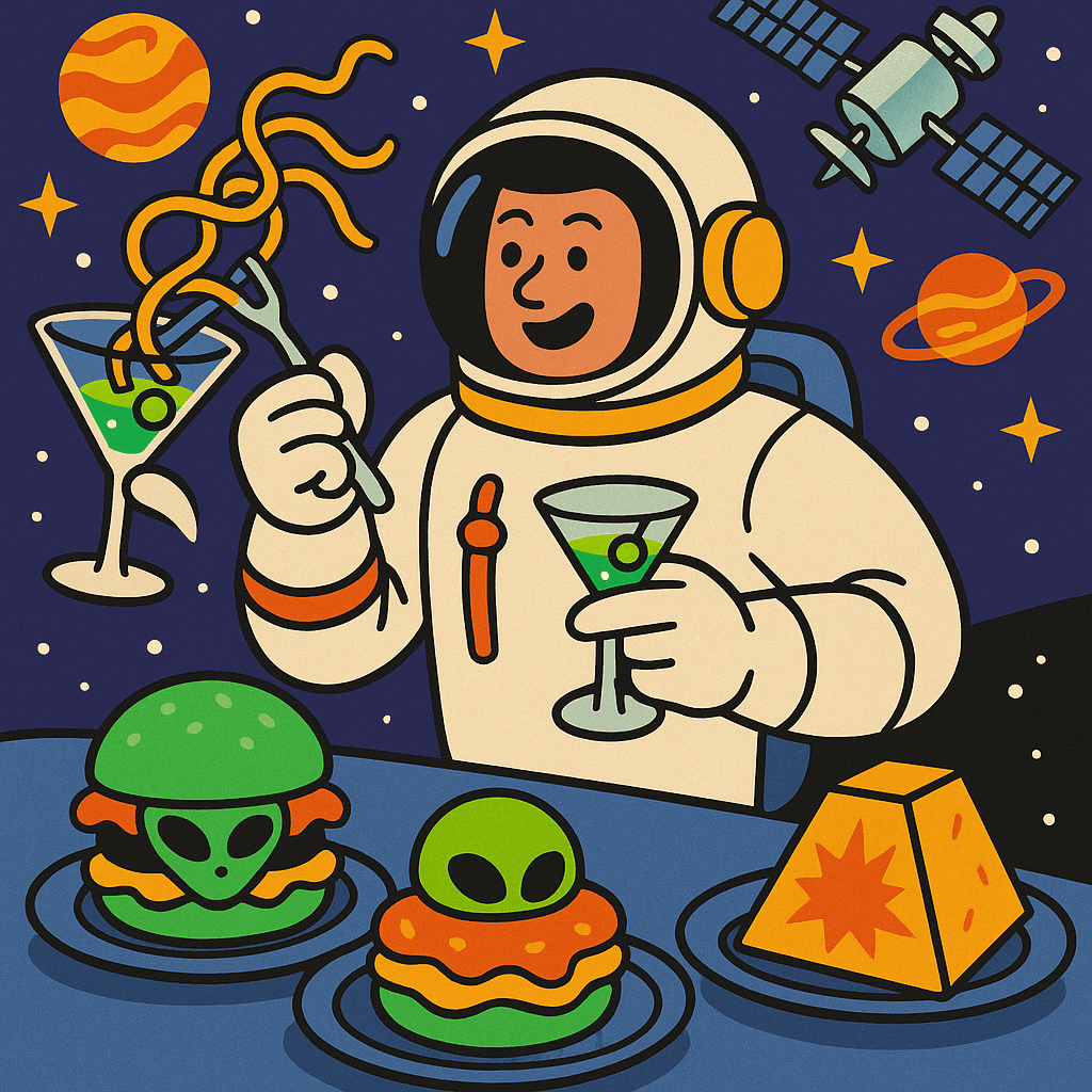 Build Your Unhinged Space Snack Menu And We’ll Expose Your Friend Group’s Intergalactic Drama